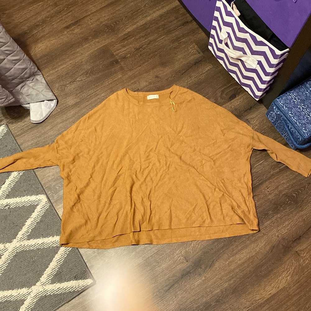 oversized, comfortable sweater